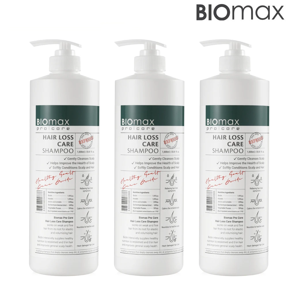 Biomax biotin shampoo 1000mlx3