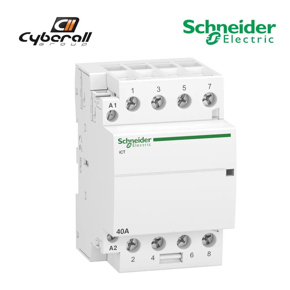 Schneider Electric-Cyberall-Modular Contactor connector Acti9 iCT +; 40A; 4NA; 230/240VCA reference: