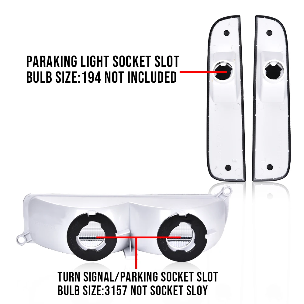 1 زوج الدخان الزاوية الوفير أضواء الإشارة صالح ل 1997-2001 جيب شيروكي Xj مقاوم للماء سنوبروف الغبار اكسسوارات السيارات #4