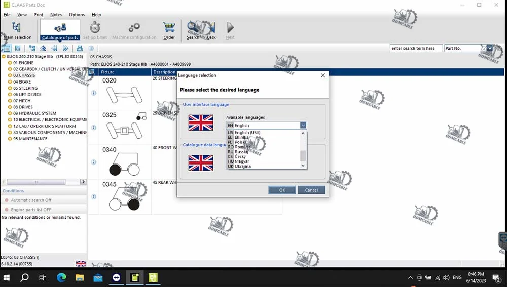 For 2022 Claas WebTIC Offline Repair manuals, wiring and hydraulic diagrams, etc 2022 new version