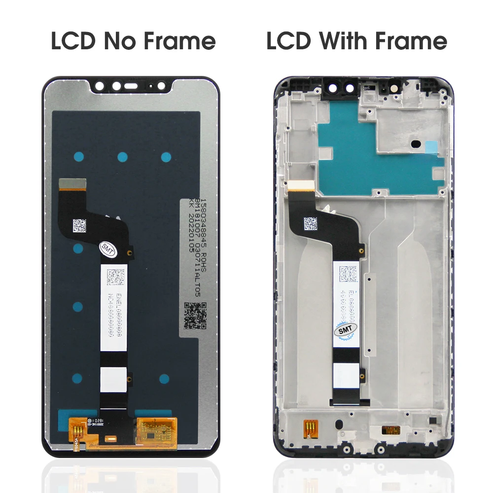 6.26\'\' Display For Xiaomi Redmi Note 6 Pro LCD M1806E7TG Display Touch Screen Digitizer Assembly With Frame For Redmi Note 6