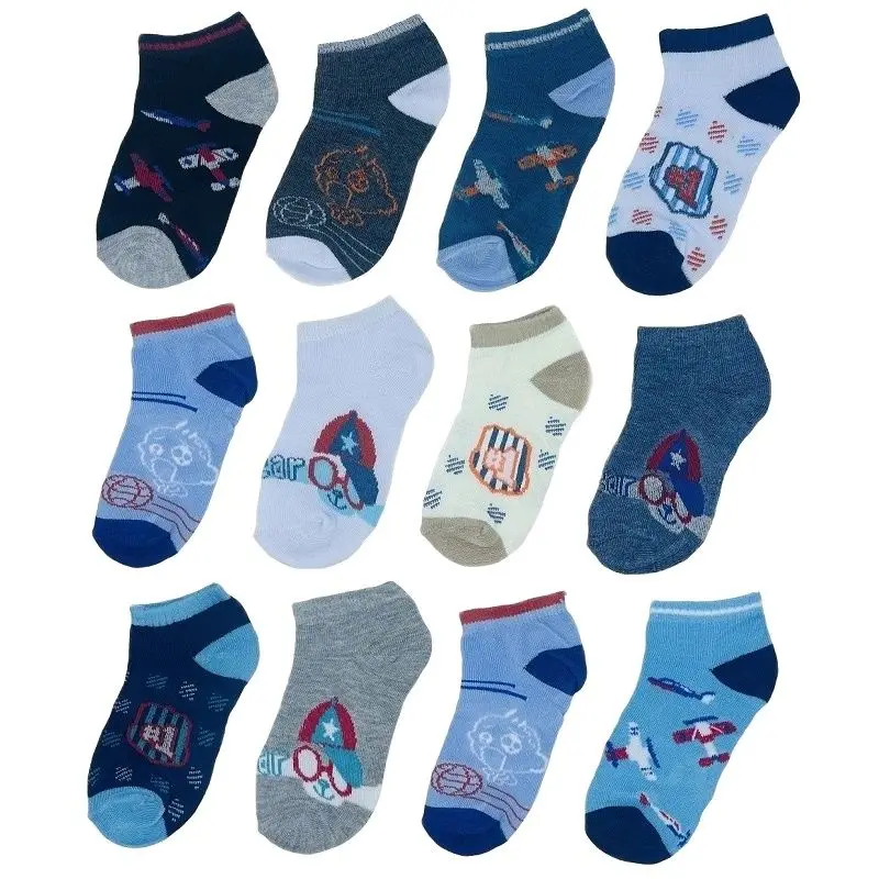 12 Paired Kit Boy Boy Child Male Socks Wholesale Lot