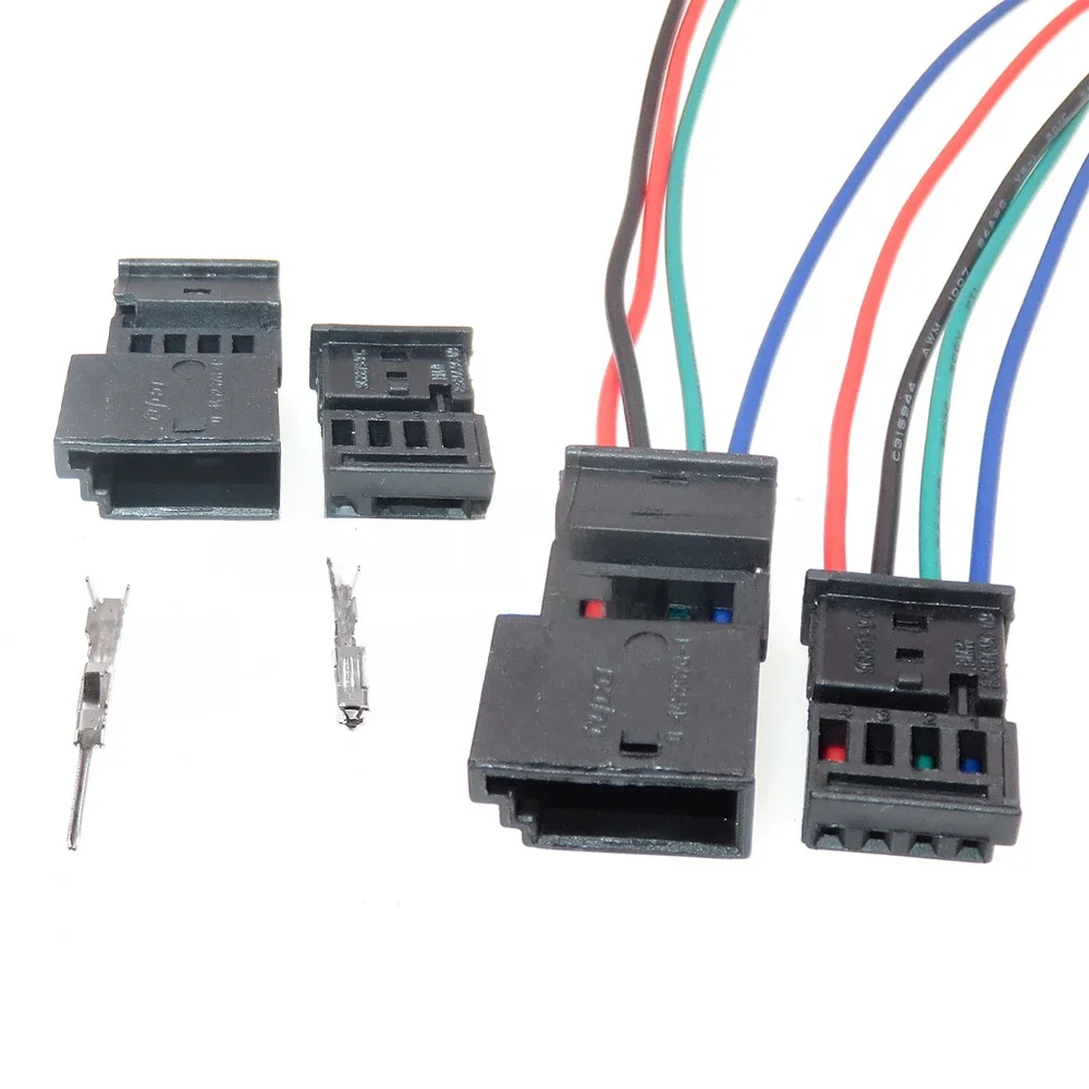 1 zestaw 4P 968813-1 samochód Low Current Unsealed Socket 0-1452576-1 złącze samochodowe Dash-recorder przewód elektryczny — zdjęcie 2