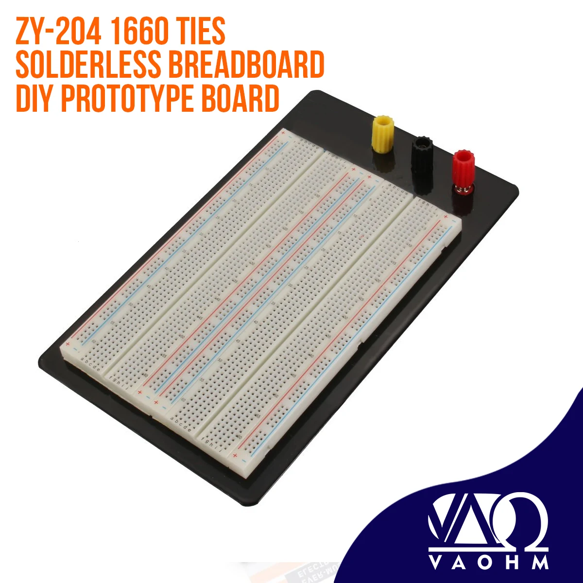 ZY-204 1660 Ties Solderless Breadboard DIY Prototype Board