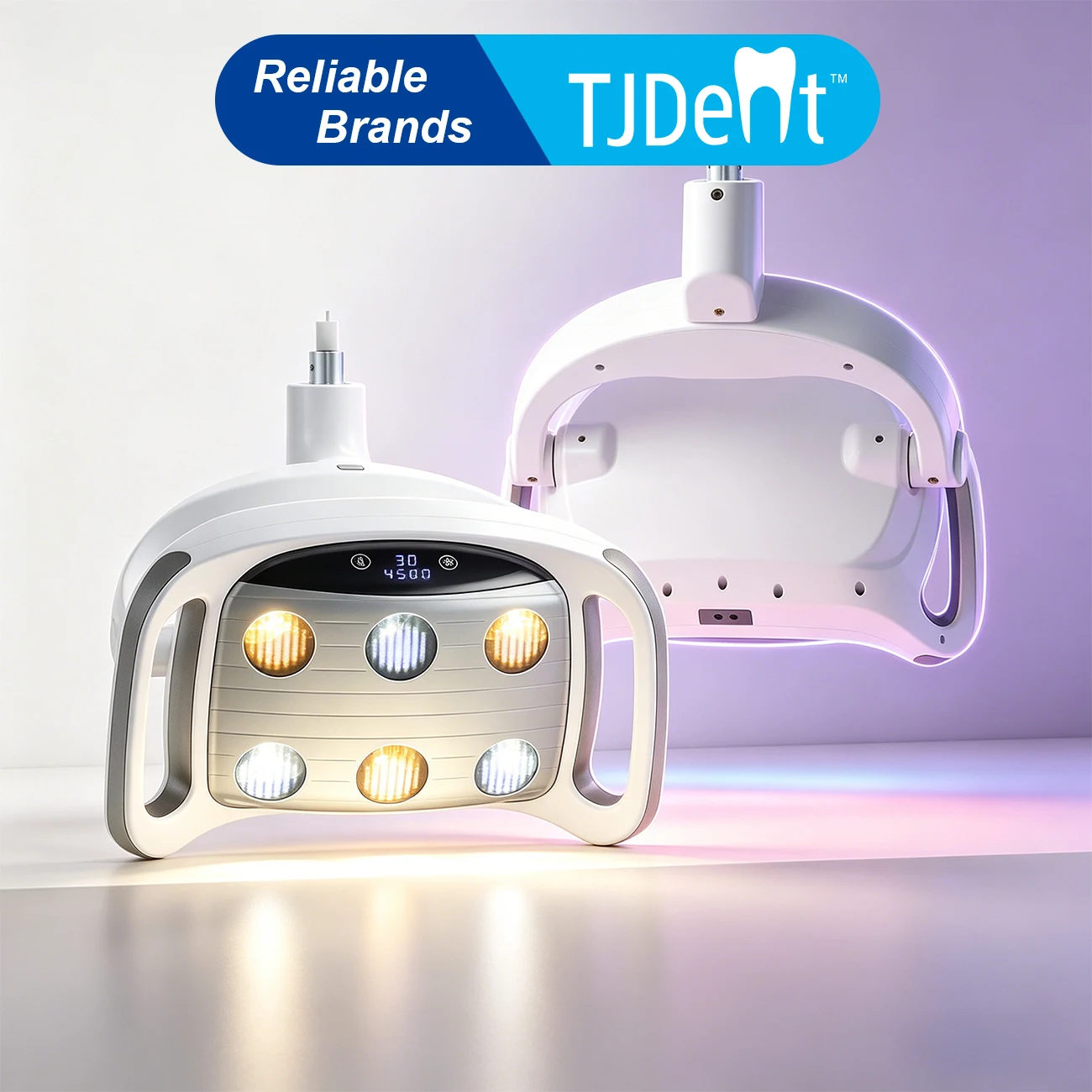 TJDent Dental Oral Lamp Surgical Operation LED Light For Dentist Chair Unit Cold Lights Shadowless Induction Dentistry Equipment
