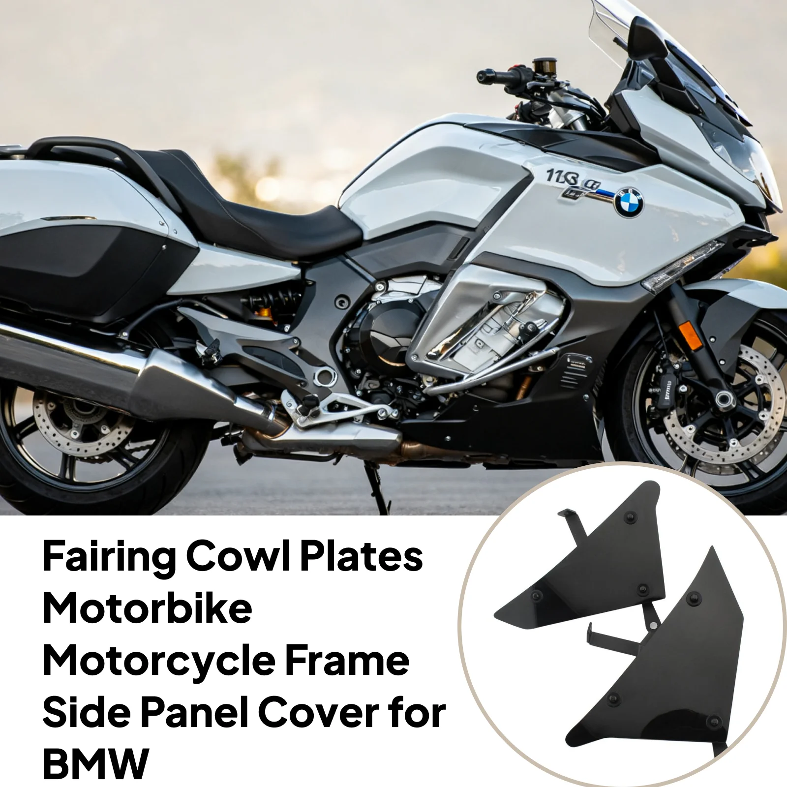 

Fairing Cowl Plates Motorcycle Accessories Motorcycle Frame Side Panel Cover Assembly Replace for BMW K1600gtl 2011-2016
