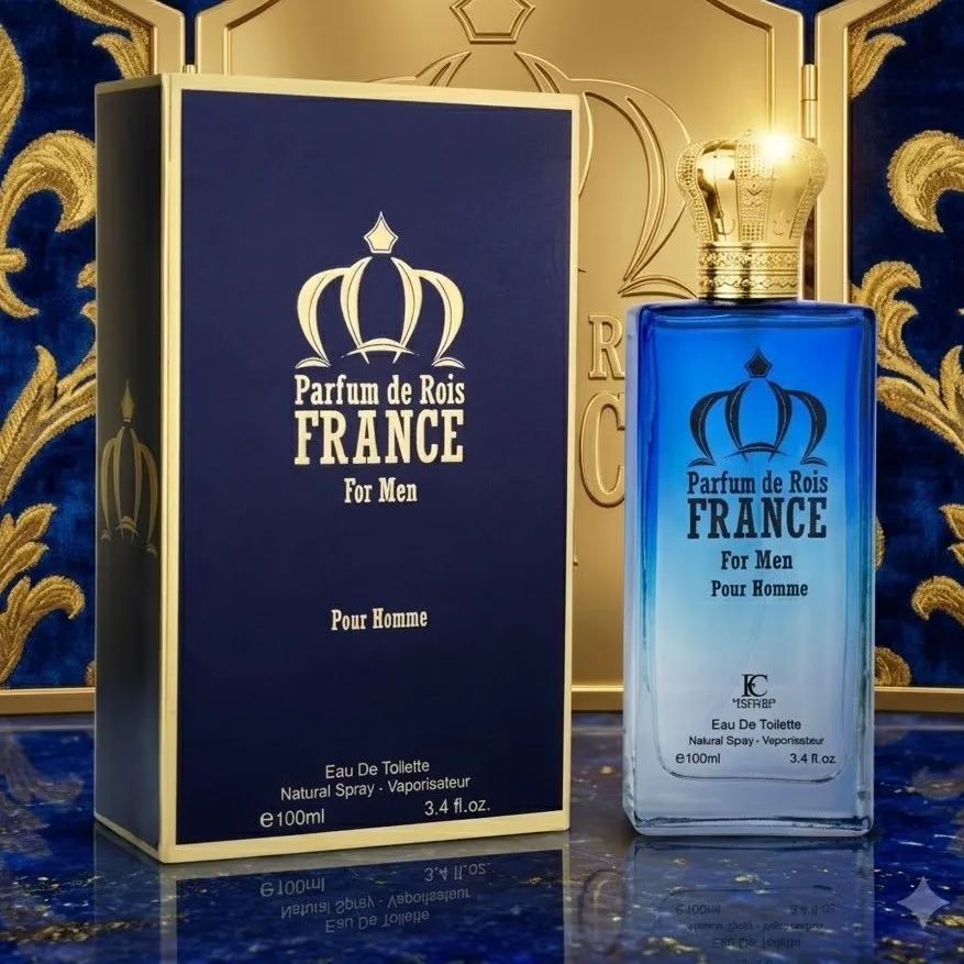 Image of Parfum de Rois FRANCE für Männer 100ml - Fragrance Couture. Herrenparfüm Eau de Parfum, holzig mit raffinierten würzigen Blütennoten und Zitrusakzenten.
