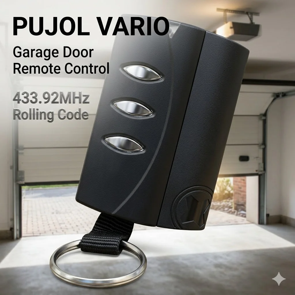 

PUJOL VARIO Garage Automatic Door Remote Control 433,92mhz Rolling Code Only Compatible With PUJOL VARIO Gate Remote Controller
