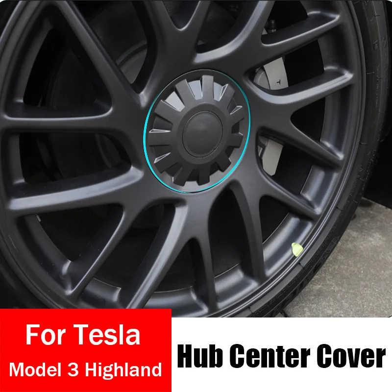 

Hub Center Cover For New Tesla Model 3 Highland 2024 Wheel Center Caps Decorative Cover Modification Accessories