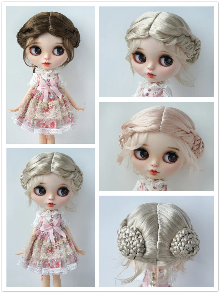 

JD177 All Sizes Fashion BJD Wig Ballet Synthetic Mohair Hair Suit For Tiny Lati YOSD MSD SD Soft Wholesale Wigs