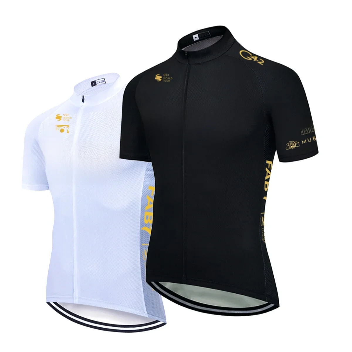 AliExpress EFAPEL New White Cycling Jersey 2025 TEAM UAE Bike Vest Maillot Men Women Quick Dry Ropa Ciclismo Bicycle Jersey T-shirt