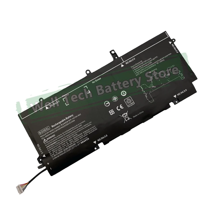 11.4V 45Wh BG06XL Laptop Battery for HP EliteBook Folio 1040 G3