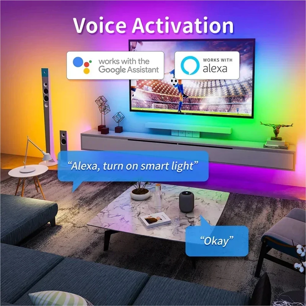 Fita LED Inteligente Tuya WiFi - Home Decor App Free avaliação e preço