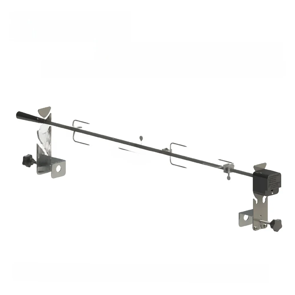 ZENOBBQ classique électrique automatique barbecue broche rôtissoire réglage de la longueur libre outils de cuisine en plein air rôtissoire accessoires grillades