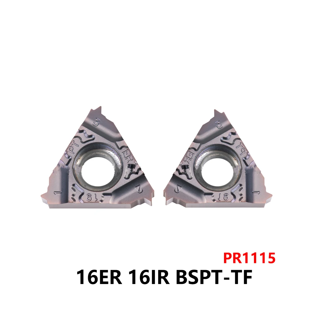 Original 16 ER IR 16ER 16IR 11 14 19 28 BSPT TF Internal Threading Inserts 16IR 16ER 11BSPT-TF 14BSPT 19BSPT 28BSPT TF PR1115