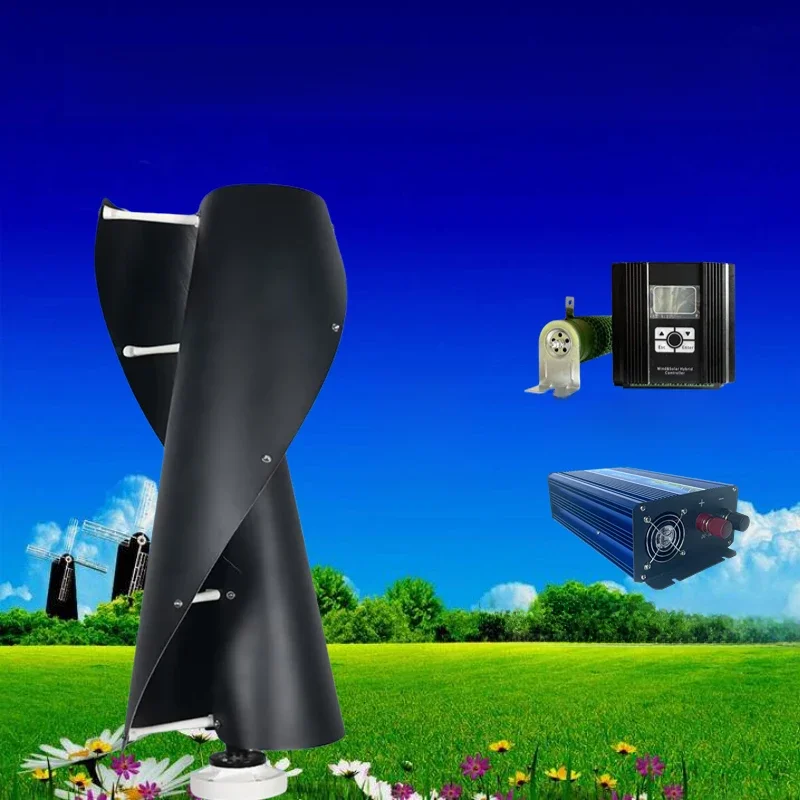 10000w vertikale Windturbinen generator Windmühle mit kostenlosem MPPT-Laderegler und netz unabhängigem Wechsel richter für den Heimgebrauch