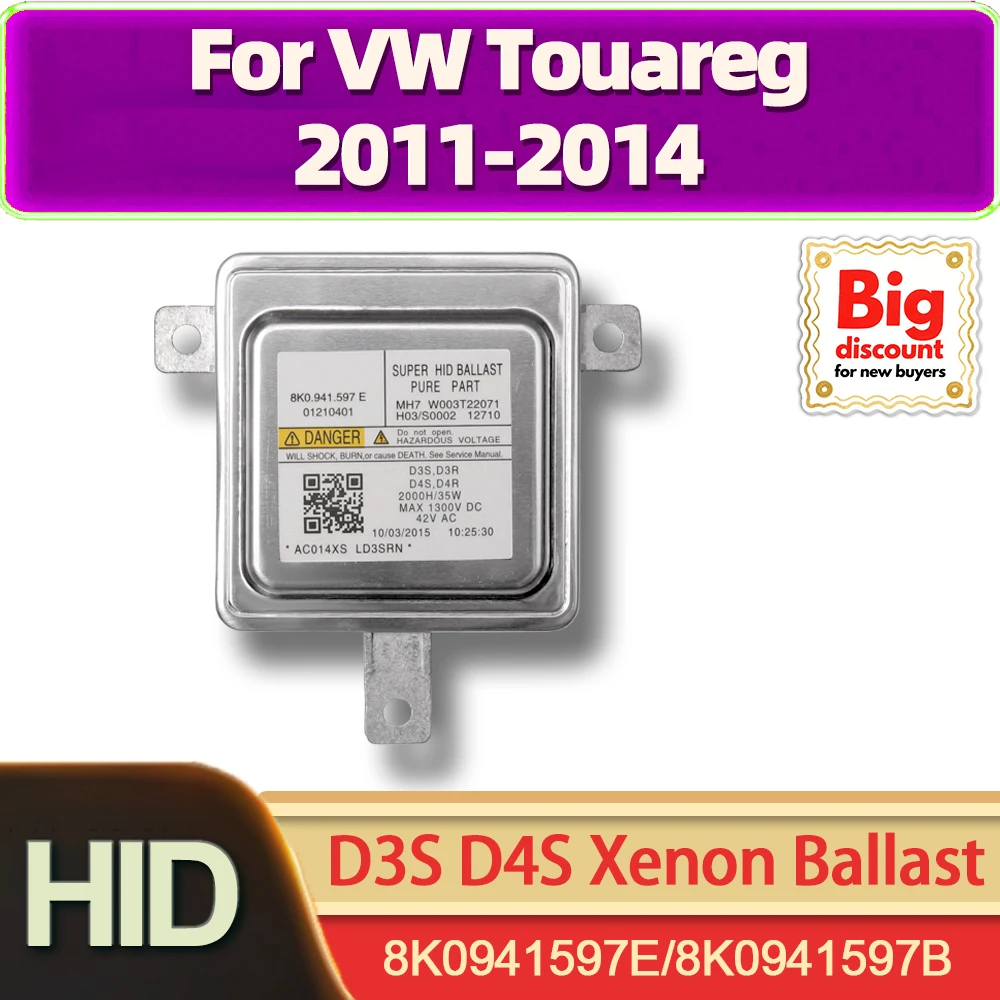 

TEENRAM HID ксеноновый балласт управления фар OEM 8K0941597E 8K0941597B ксеноновый балласт D3S D4S для VW Touareg 2011-2014