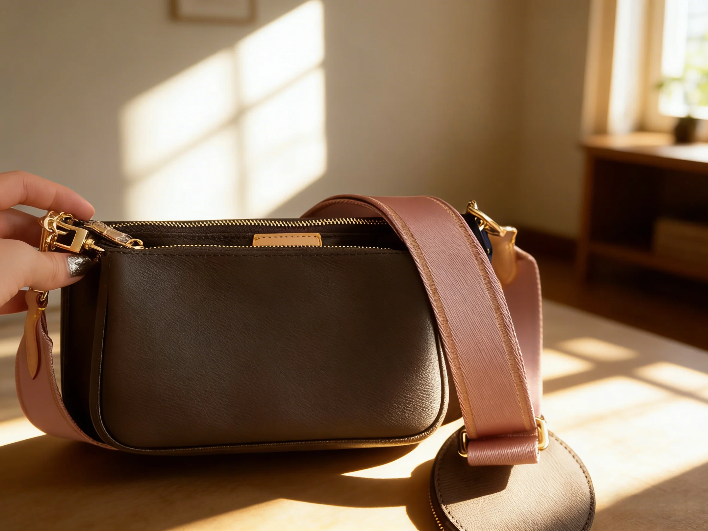 2026 Size: 24x13x4.5 cm no box New Model Versatile and Fashionable PU Leather Bag - Durable,High-Quality and Affordable