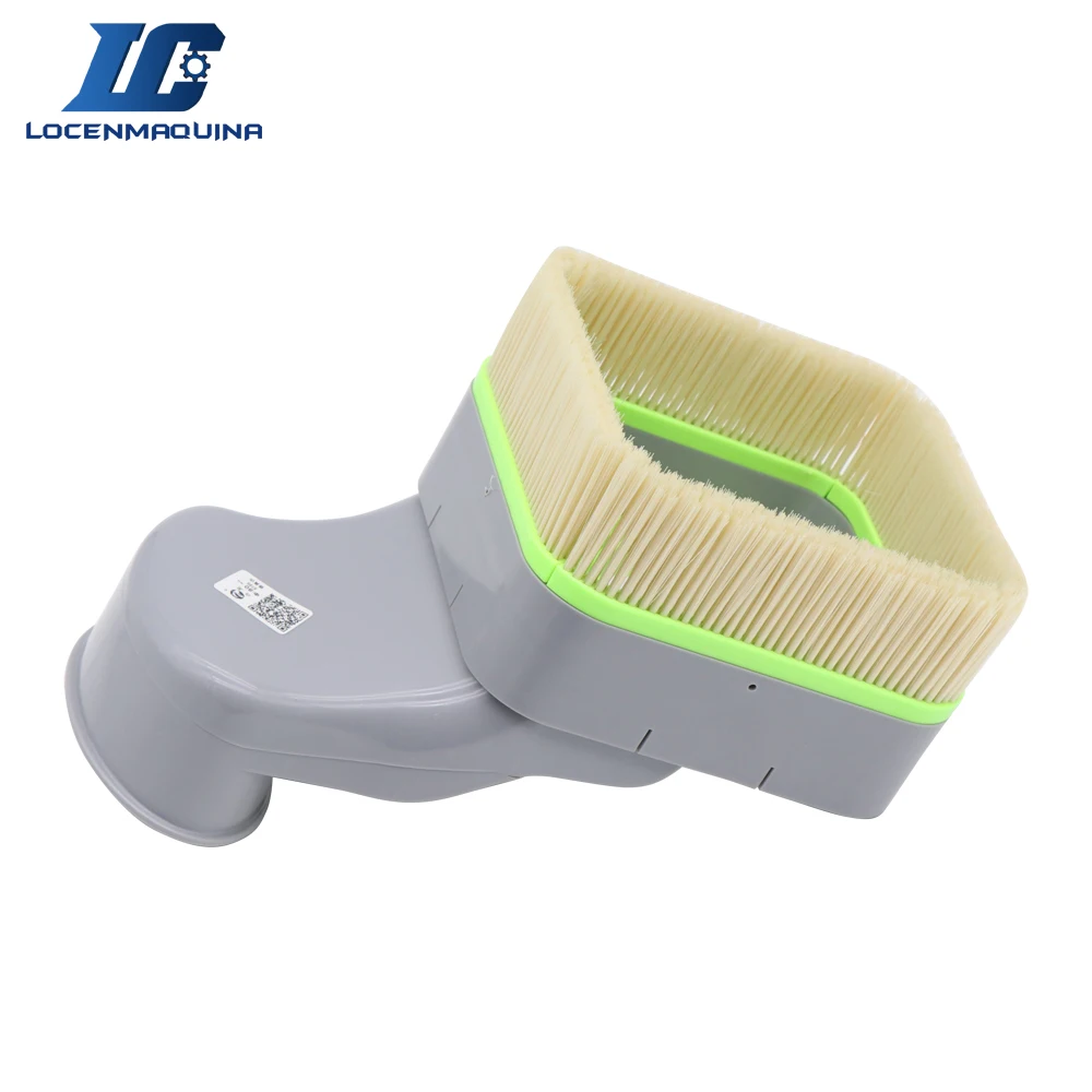 CNC แกนฝุ่นเท้าสําหรับเส้นผ่านศูนย์กลาง 70 75 80 85 90 100 มม.แกน 100 มม.ขั้วต่อท่อฝุ่น Retractable ประเภทติดตั้งง่ายแปรง