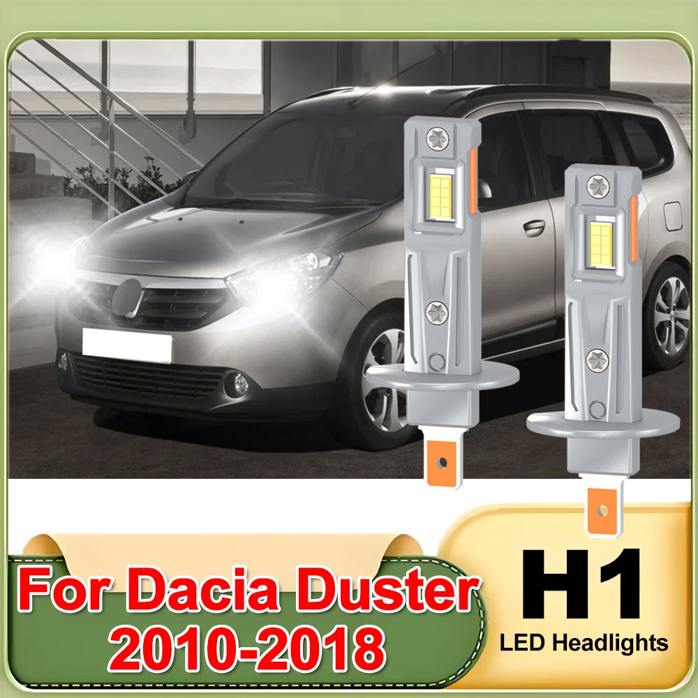 

2x H1 автомобильные фары высокой мощности, противотуманные фары, диодные лампы для вождения, DC12V для Dacia Duster 2010-2018