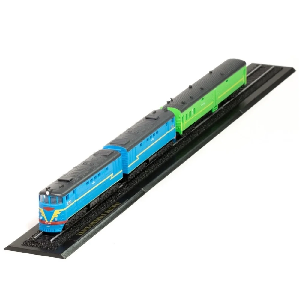 Atlas Editions, Train Transiberien, échelle 1:220 Z, modèle miniature statique sans moteur, Grands trains du monde, roues rotatives, wagons séparables, base avec rails et nom, boîte d'emballage d'origine