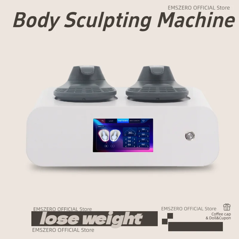 Body shaping and slimming device, electromagnetic muscle slimming, improving obesity, burning fat, slimming and beauty