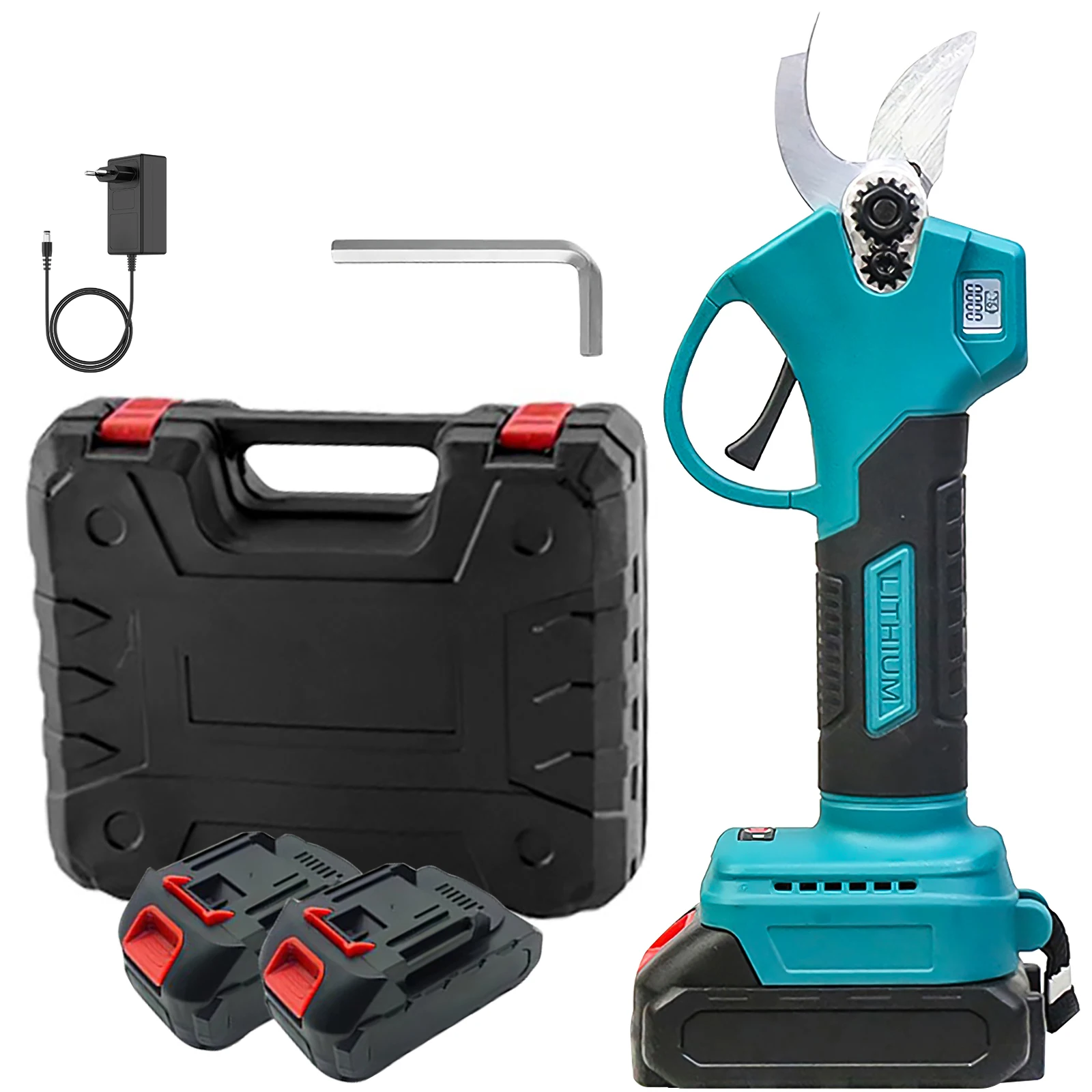 800W 25mm Bürstenloser Kabelloser Elektrischer Astschneider Gartenschere für Obstbäume und Bonsai, Elektrowerkzeug für Makita 21V Akku
