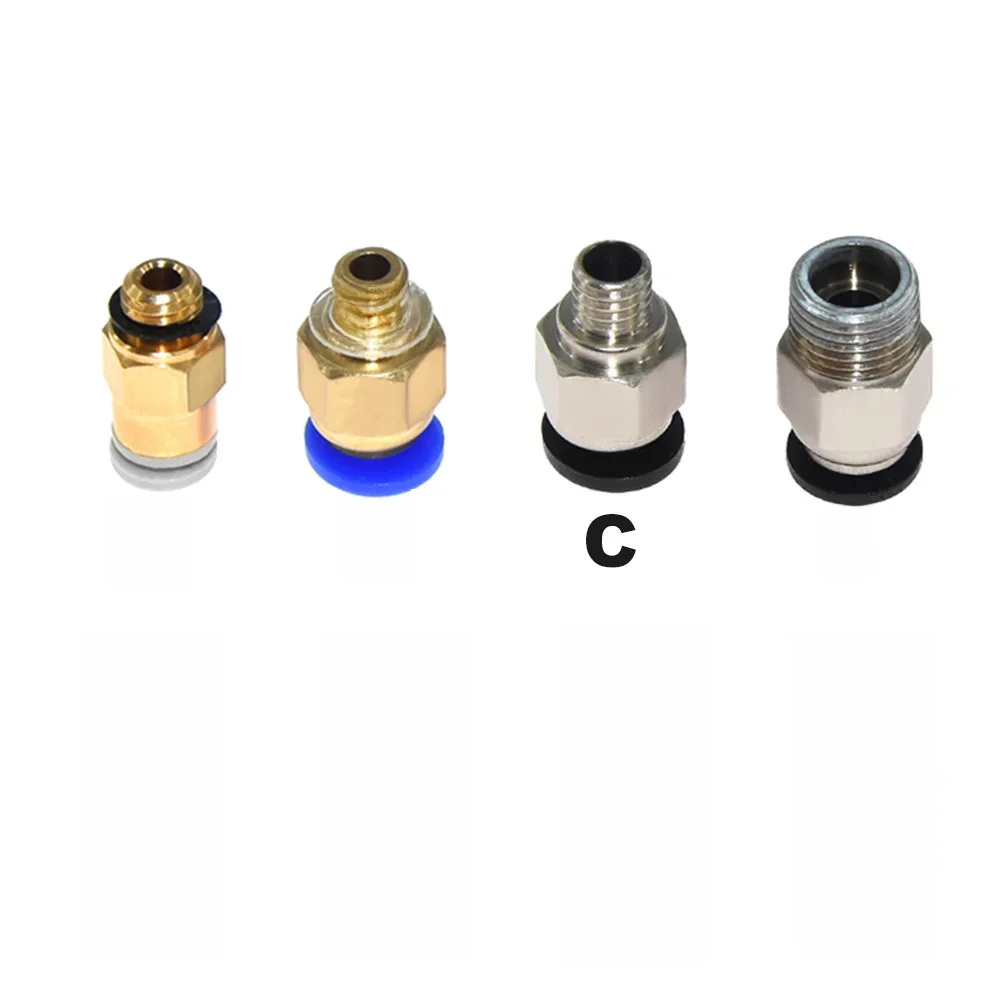 3D części drukarki armatura pneumatyczna PC4-M6 wiele typów do 4mm rura PTFE złączka PC4 3D akcesoria do drukarek — zdjęcie 2