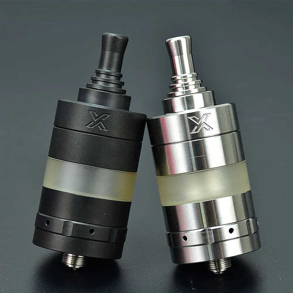 

KF X Style MTL RTA kayfun x rta обслуживаемый бак испарителя 510 mtl дрип-тип 1.2ohm катушки 2,5 мм Хлопок 316SS 4 мл 24 мм rta