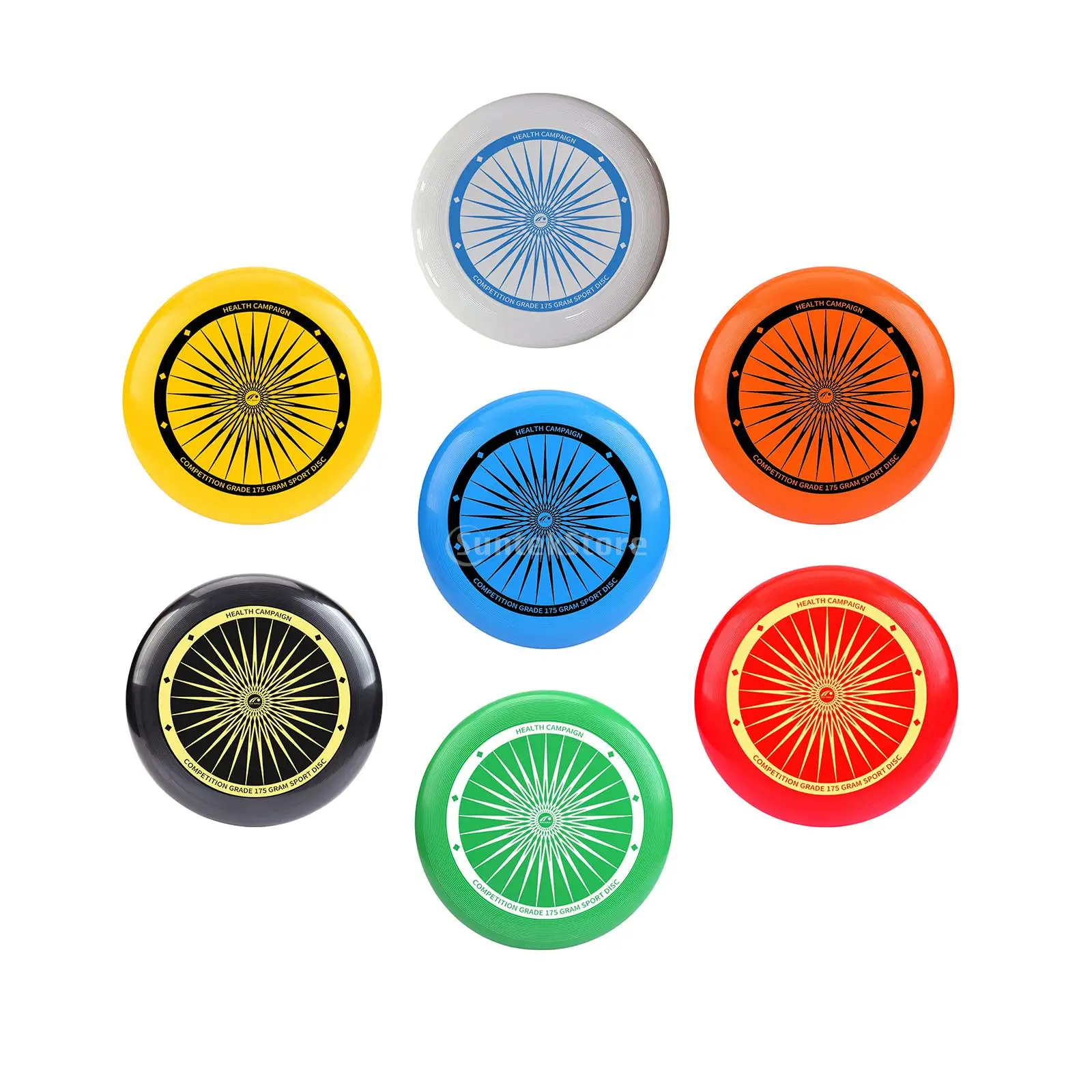 

1 шт. Профессиональный фрисби Ultimate из прочного полиэтилена, нескользящий, для соревнований на открытом воздухе, для молодежи, пляжа, кемпинга, парка