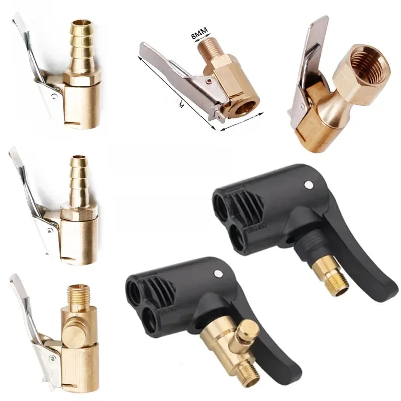 AliExpress 2-In-1 Bicycle Pump Nozzle Hose Adapter Inflatable Pump Motorbike Air Chuck Inflator Valve Connector Adapter Auto Accessories