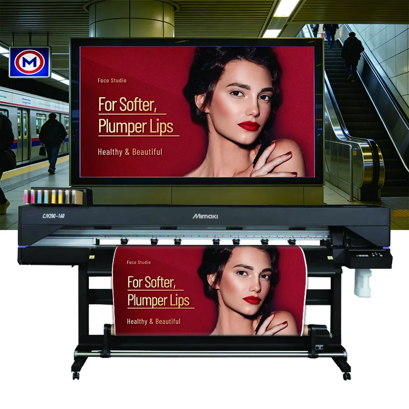Eco Solvent Printer Large Format And Cutter XP600 Grade Condition Sales Flexible Sticker Printing Eco Solvent Printer