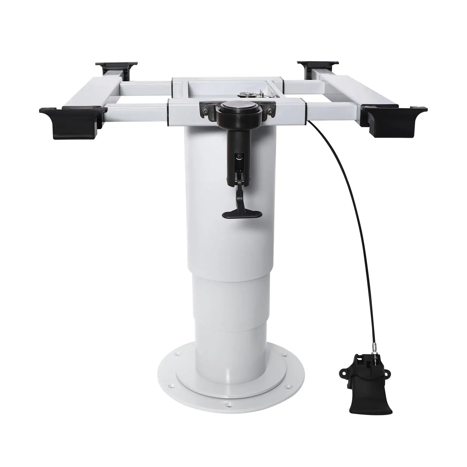 

Регулируемое основание стола для автофургона, с пневматическим подъемником, многонаправленная подставка для ножек стола для автофургона, для кемпера, дома на колесах, прицепа, лодки, яхты