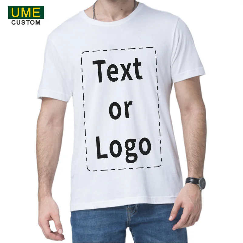 100% Cotton Custom T Shirt Make Your Design Logo Text Men Women Print Original Design High Quality Gifts White Tshirt 2022