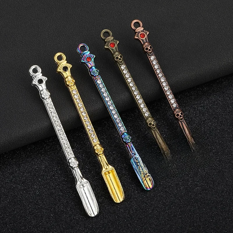 5 Stuks Mini Schop Poeder Lepel Keuken Benodigdheden 10 Stuks Sigaret Metalen Micro-Tuning Fles Thee Kruid Poeder Spade gereedschap Accessoires - afbeelding 2