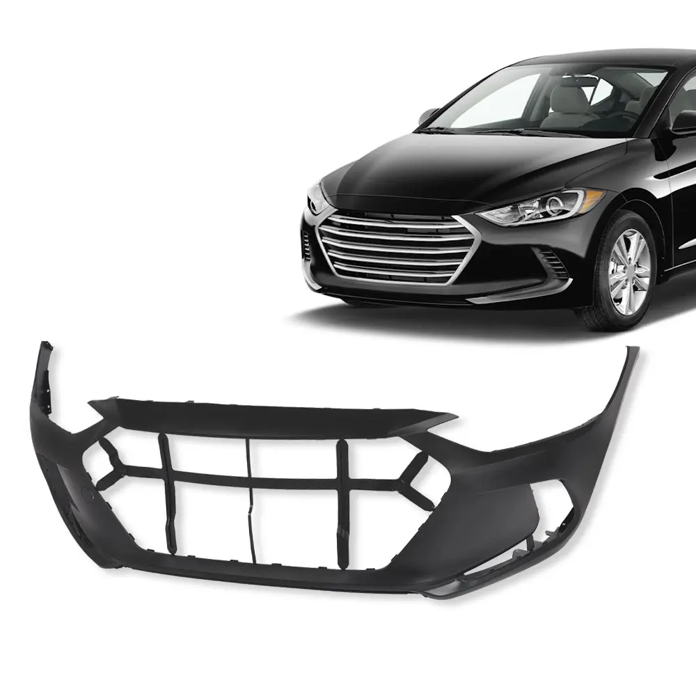 

Front Bumper Cover Replacement Fit for 2017-2018 Hyundai Elantra Sedan Strong Sturdy Durable