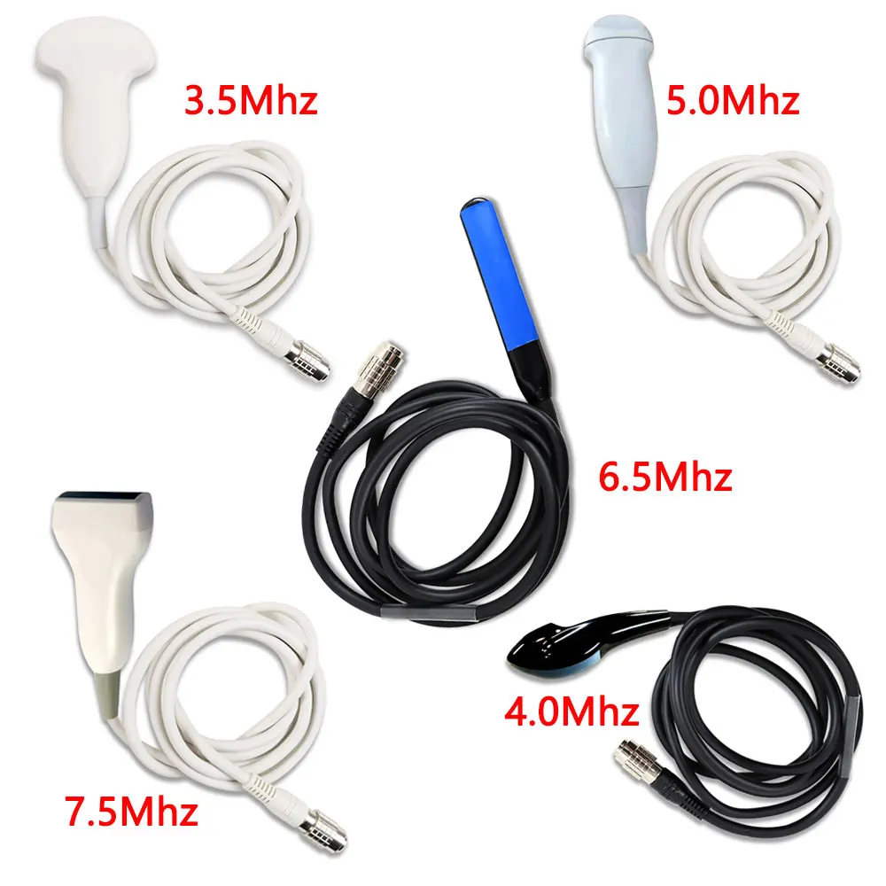 Portable Veterinary Ultrasound Scanner Probe Accessories 3.5/5.0/6.5/7.5Mhz  Pig Sheep Cow Horse Pregnancy Ultrasound Sensor