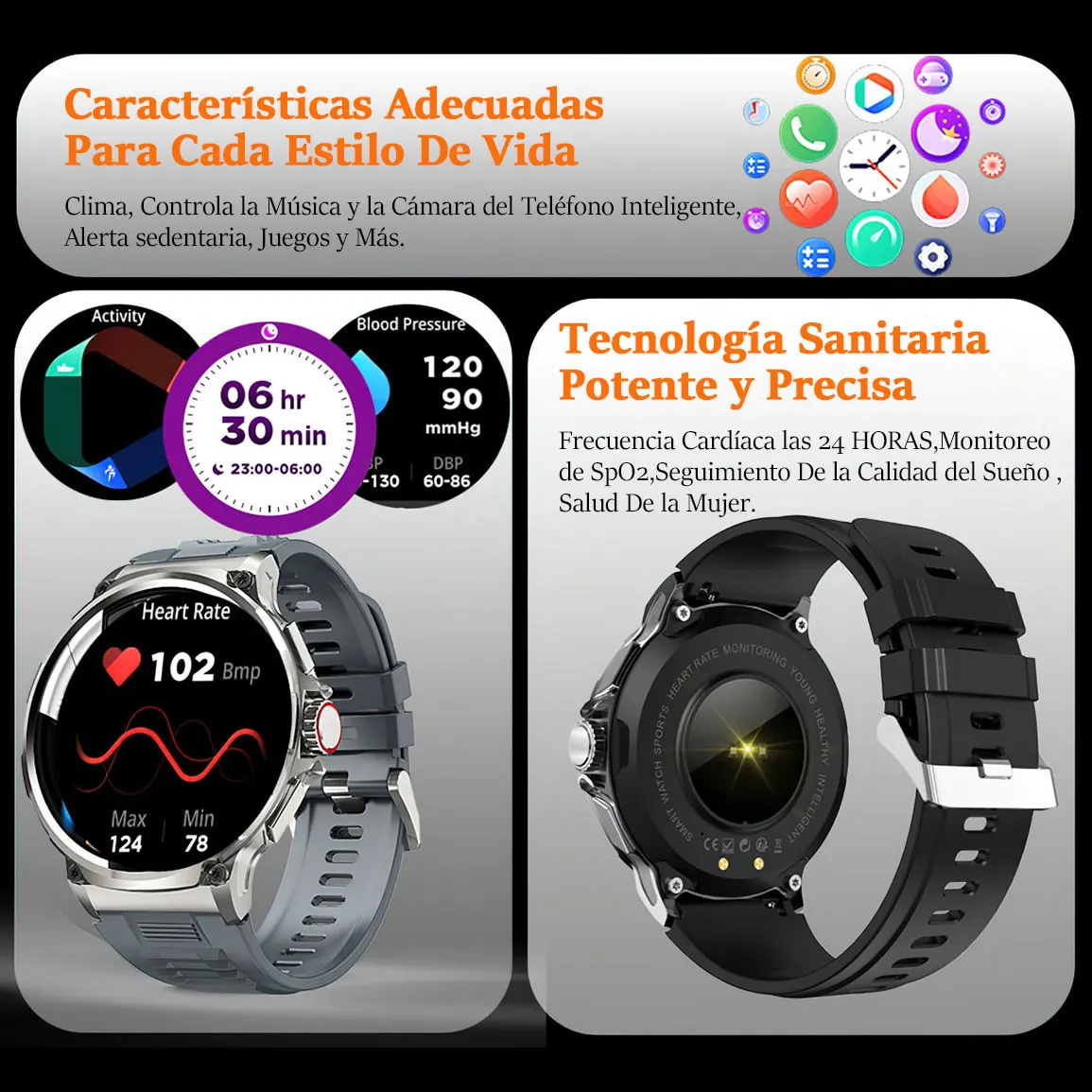 Imagem -05 - Relógio Inteligente Impermeável Masculino Chamada Bluetooth Modo Multi-esportes Oxigênio no Sangue Smartver 2023