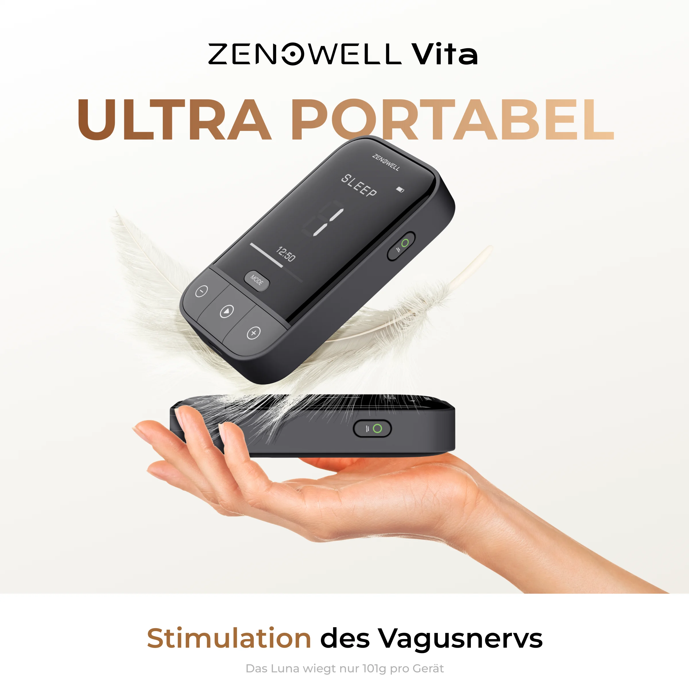 

ZenoWell Vagus Nerve Stimulation,Sleep Aid Device,help Restore Calm/Sleep Better/Stress Relief by vagus nerve stimulator