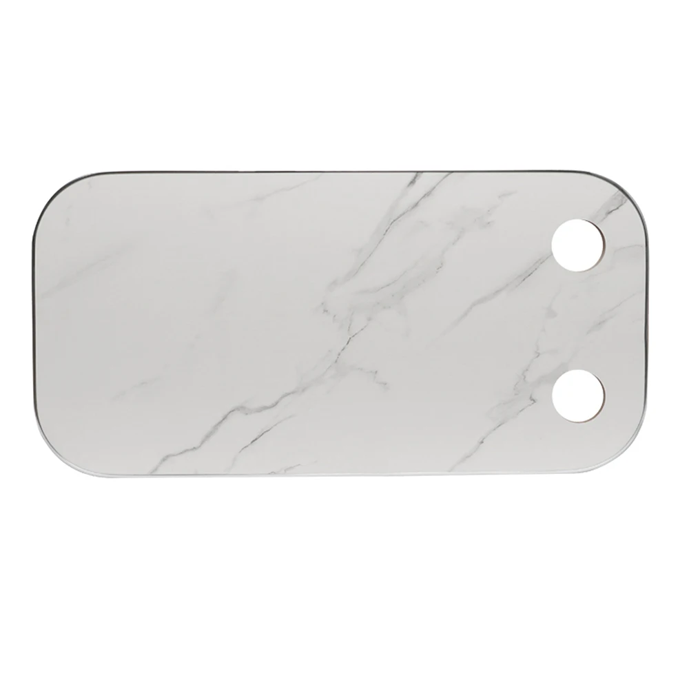 تتميز سطح الطاولة RV حاملات كوبين، سطح منقوش بالرخام، بطول 80 سم وعرض 40 سم، مناسبة للمركبات الترفيهية والتخييم واليخوت