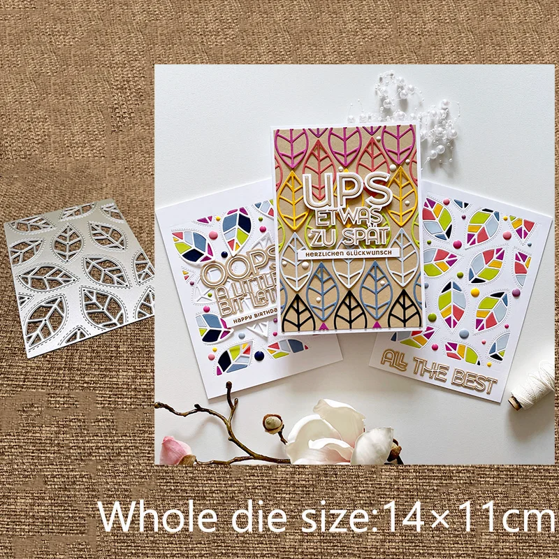 Nowy projekt Craft szablon metalowy wykrojniki geometryczne tło list księga gości wykrojniki papier do albumów ręcznie robione kartki tłoczenie