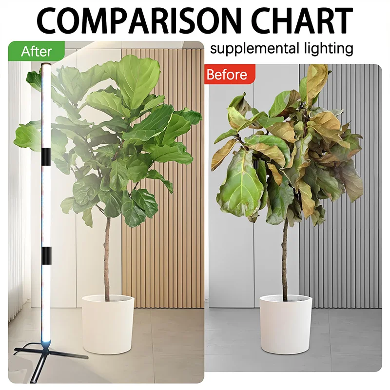 Floor Grow Lights for Indoor Plants Full Spectrum Plant Light Stand for Growing Large Tall Plants,LED Plant Grow Light,Phytolamp