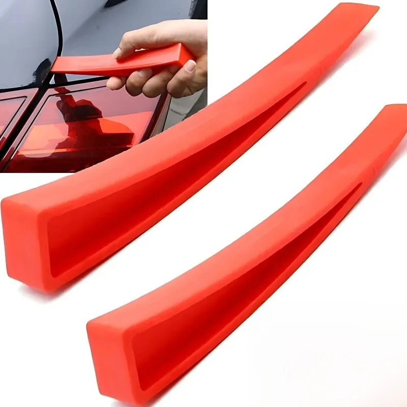 Uniwersalny powiększacz łomu Koło drzwi samochodowych Wycięcie Auto Body Window Wedge Narzędzie do usuwania wgnieceń samochodowych Plastikowe czerwone narzędzia ręczne do naprawy — zdjęcie 2