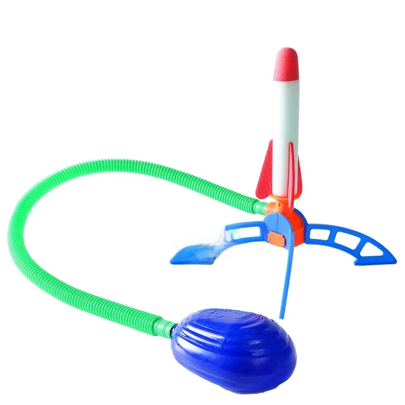 Lanceur de pompe à pied de fusée à Air pour enfants, jouets de fusée d'air pressé en plein Air, ensemble de jeu pour enfants, jeux de Sport de saut, jouet pour enfants