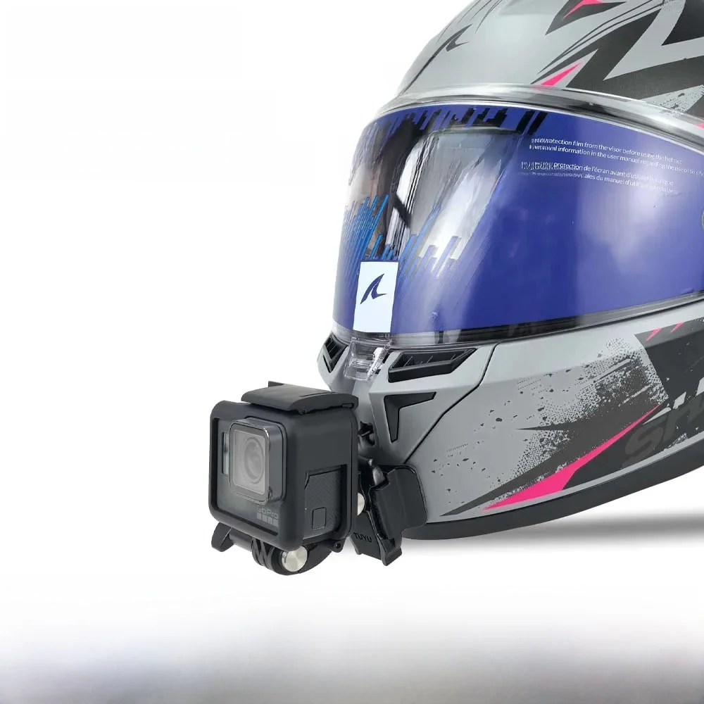 Support de mentonnière pour casque de moto personnalisé Shark D-Skwal i3 pour GoPro Hero13, Insta360 OneX3, RS, DJI Action Camera et autres accessoires