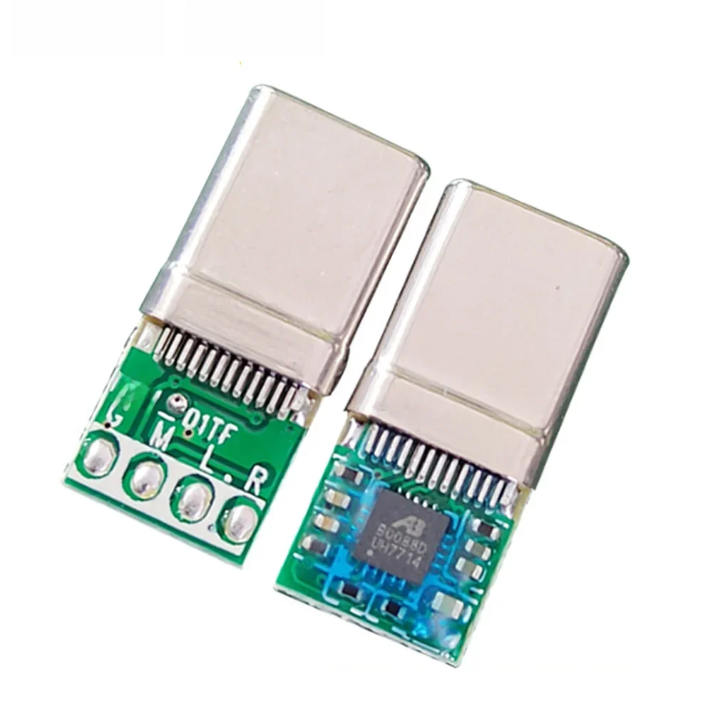 1-10 sztuk USB 3.1 type-c złącze 16Pin audio częstotliwość gniazdo męskie gniazdo Adapter na drut lutowniczy kabel wsparcie płytka drukowana — zdjęcie 2
