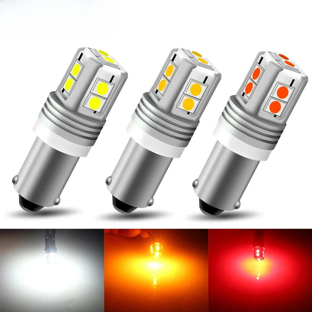 BMTxms 2x Canbus 64111 BA9S T4W 64132 BAX9S H6W 64136 BAY9S H21W LED Moto Parklichter Innen Rückwärtsbremse Blinker Lampe