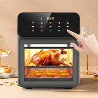 12L Large Capacity Electric Air Fryers Oil free Automatic Household Kitchen 360 Baking Convection Oven Deep Fryer without Oil