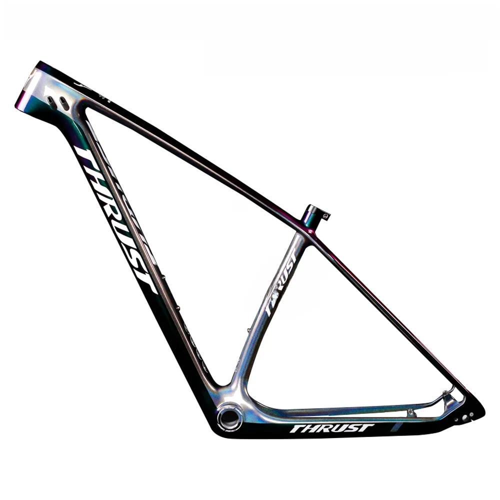 AliExpress THRUST CARBON THRUST Carbon Frame 29er 15 17 19 Carbon mtb Frame BSA BB30 Bike Bicycle Frame boost mtb frame 148 12 quadro carbono mtb 29er