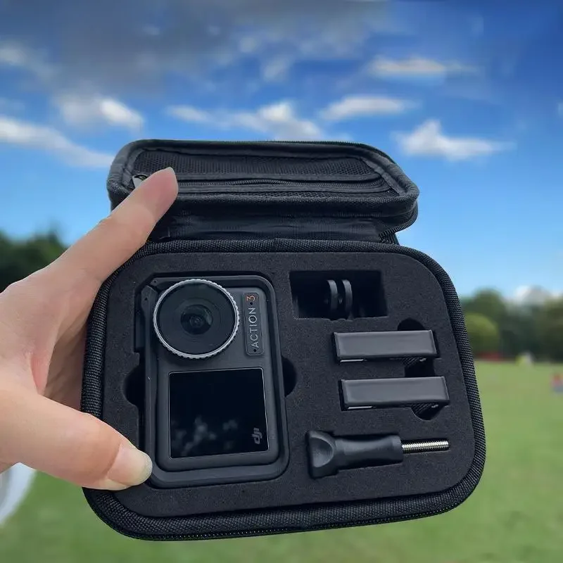 Mini bolsa para dji osmo action 5 pro, bolsa de transporte, bolsa de viagem, acessórios para câmera
